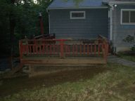 Old Deck from upper driveway