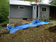 Postholes dug - not much to see