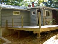 Deck flooring (Trex) installed 2